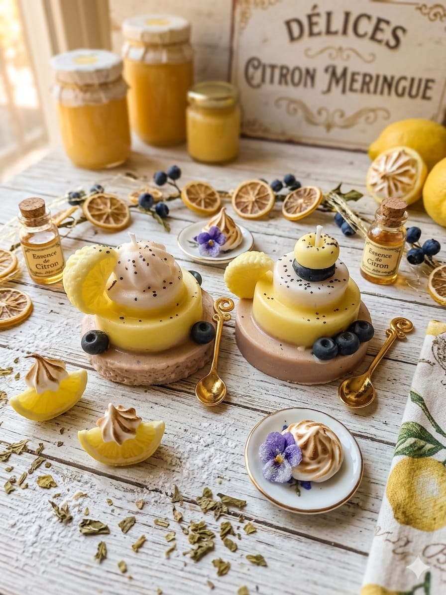 Bougie Gourmande Citron Meringuée