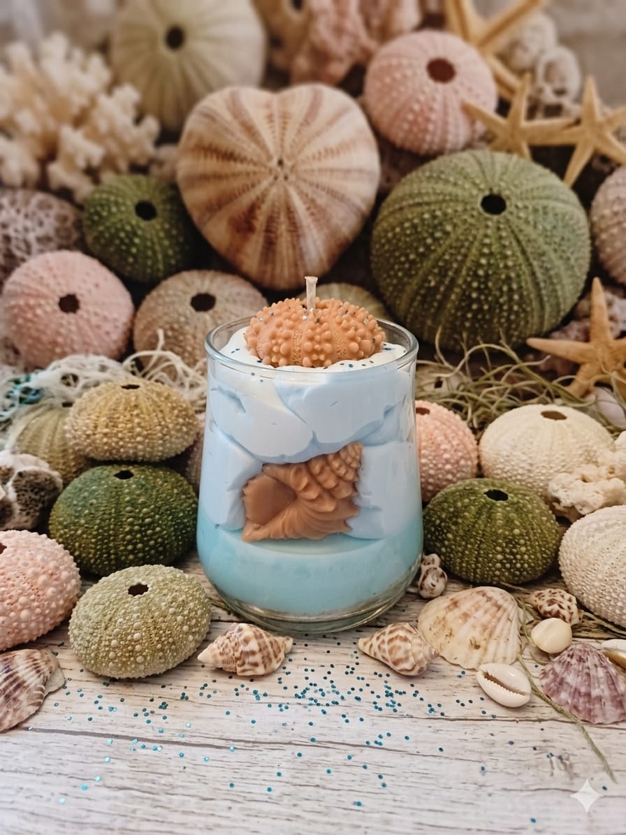 Bougie Coquillages – Brise Marine