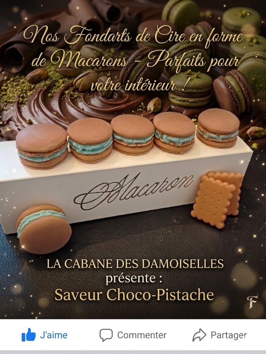 Fondants macarons choco pistache