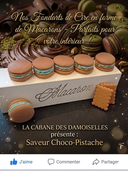 Fondants macarons choco pistache